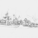 Anzac hall_Perspective from the North perspective
