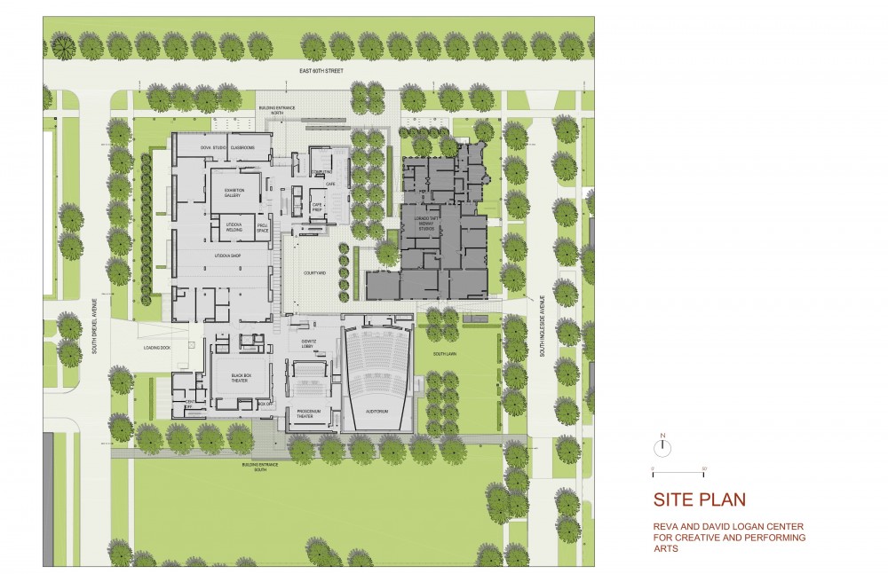 siteplan Site plan © Tod Williams Billie Tsien