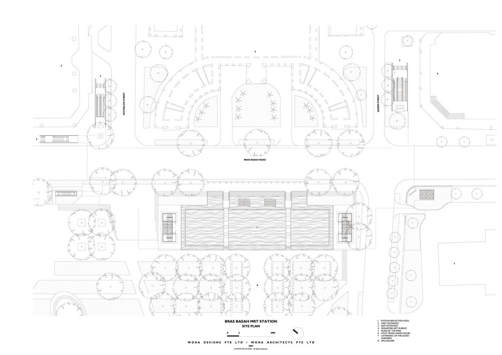 Bras Basah Rapid Transit Station / WOHA