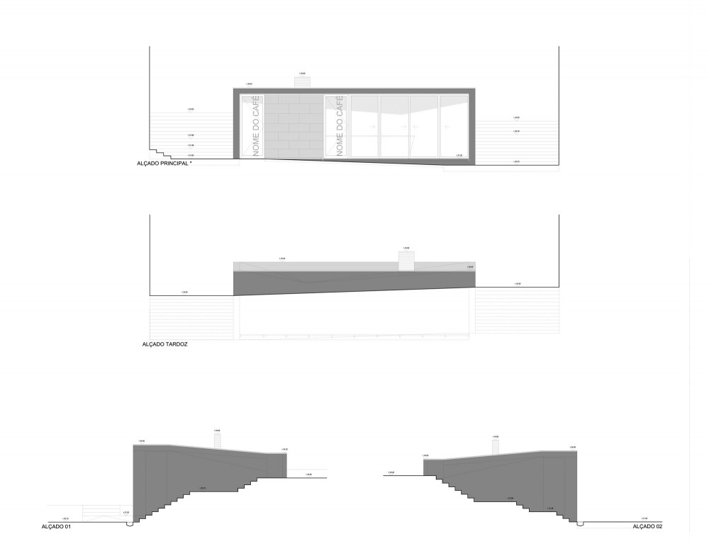 elevations coffee shop elevations