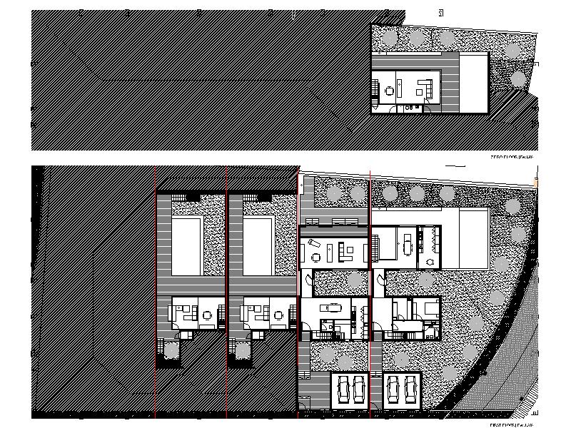 ZeroFloor and FirstFloor underground & first floor plan