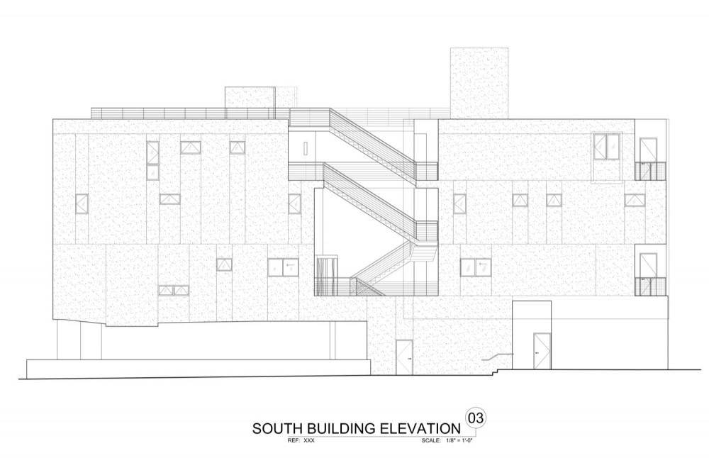 south building elevation south building elevation