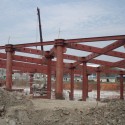 13_Setted up the steel structures 13_Setted up the steel structures