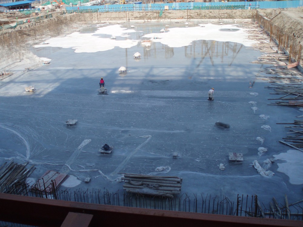 10_Bird's eye 1 Start to remove the formwork 10_Bird's eye 1 Start to remove the formwork