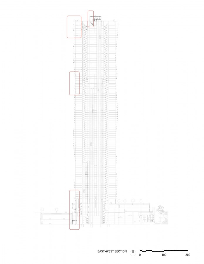 east_west_section East west section  © Studio Gang Architects