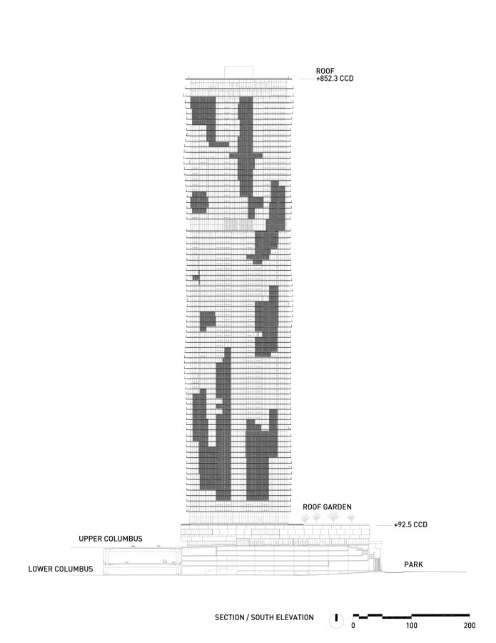south_elevation South elevation  © Studio Gang Architects