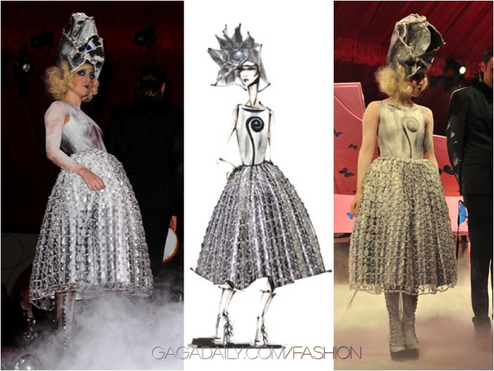 dress-prada © GagaDaily.com
