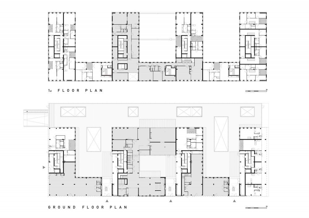 ground & 1st floor plan ground & 1st floor plan