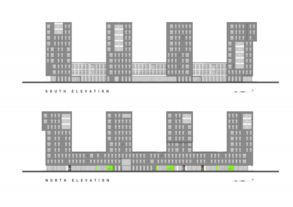 north & south elevations north & south elevations