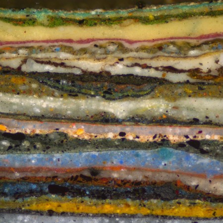 Sample BRS14, visible light, 100x magnification Sample BRS14, visible light, 100x magnification