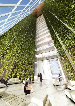 Scheme2_Svc_Apt_Lobby_SOM © SOM