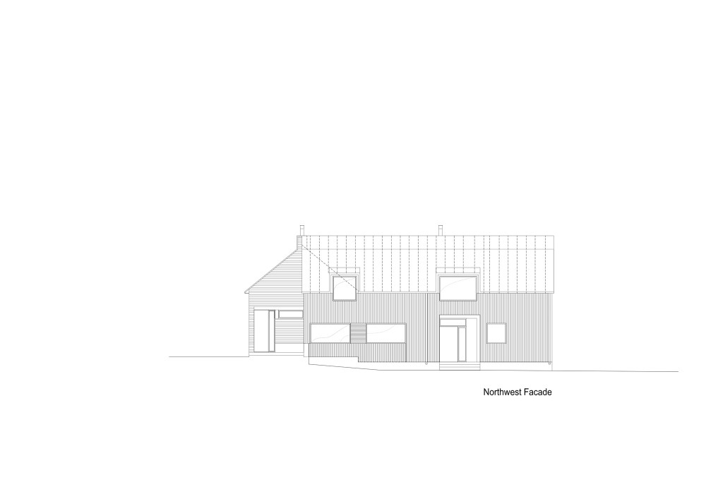 northwest elevation northwest elevation