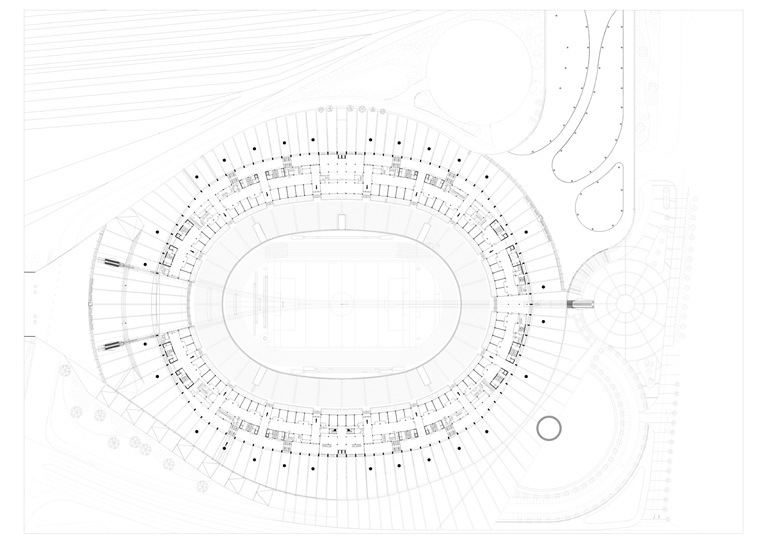 Stadion Durban ©gmp – von Gerkan, Marg und Partner Architects, Berlin