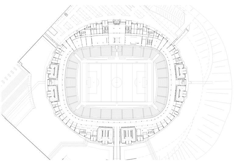 Stadion Kapstadt ©gmp - von Gerkan, Marg und Partner Architects, Berlin