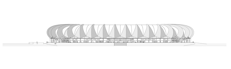 Stadion Port Elizabeth ©gmp – von Gerkan, Marg und Partner Architects, Berlin