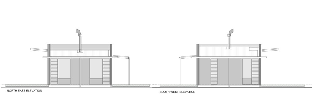 northeast & southwest elevations northeast & southwest elevations