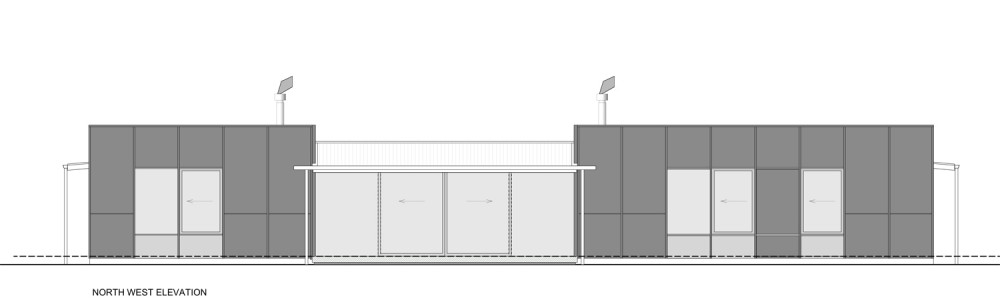 northwest elevation northwest elevation
