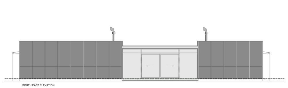 southeast elevation southeast elevation