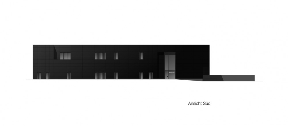 Einfaches CMYK south elevation