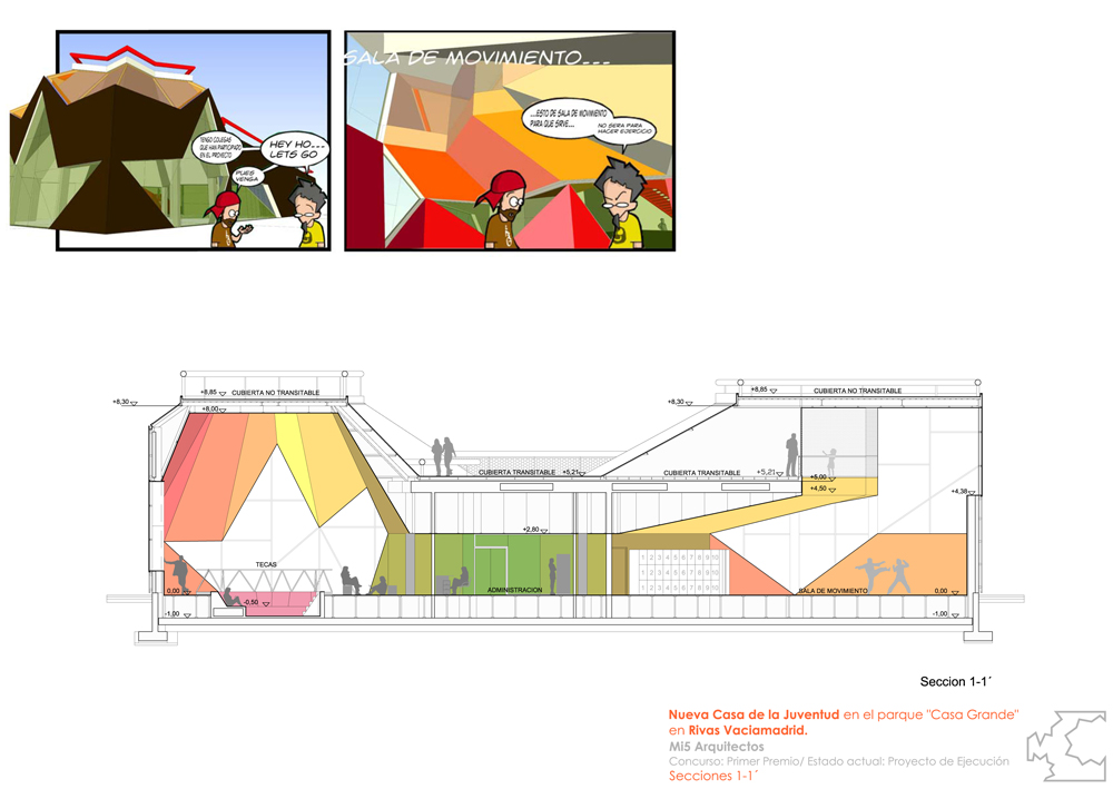 Rivas Vaciamadrid Youth Center / Mi5 Arquitectos
