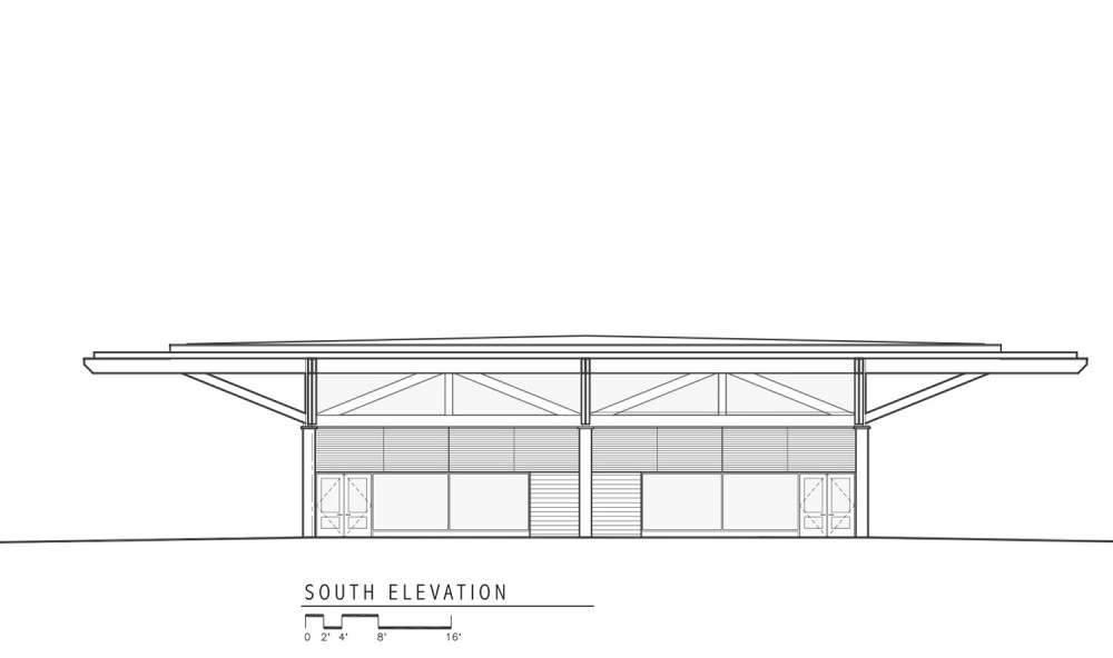 south elevation south elevation