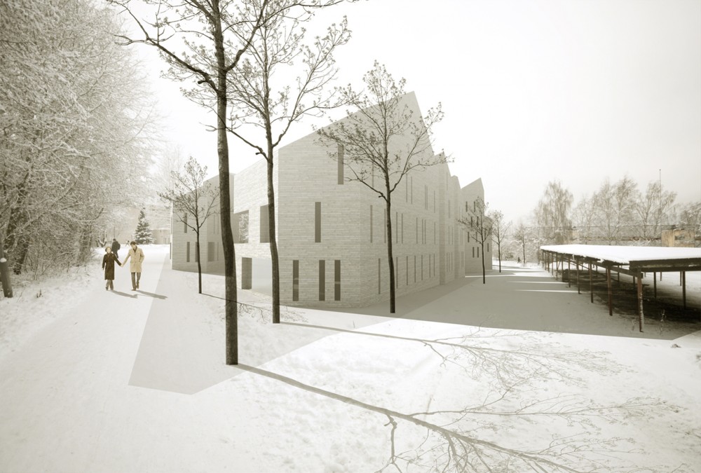 Render_Haugerud_EriksenSKajaa © Eriksen Skajaa Architects
