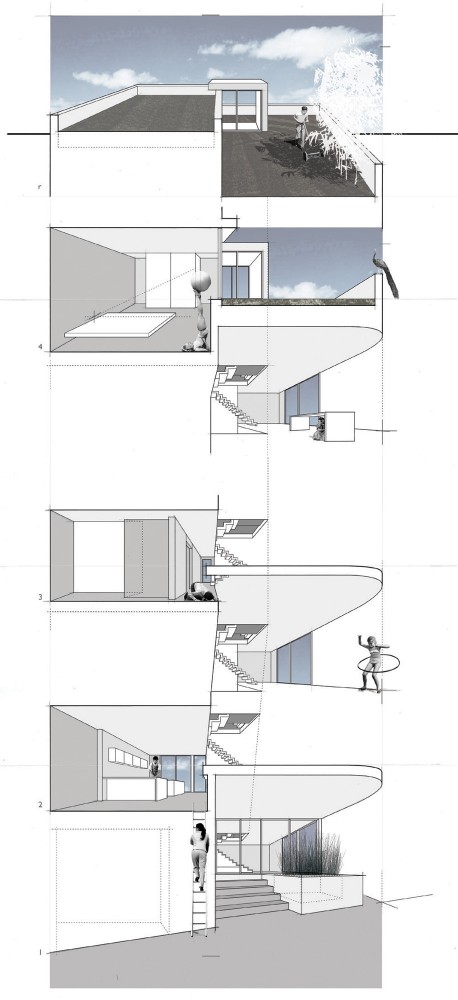 Split Level House / Qb Design