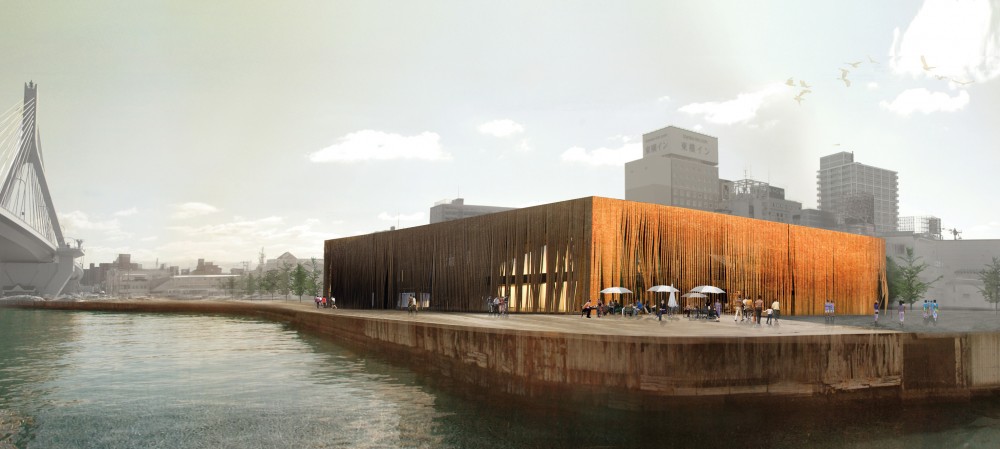 Retail and Leisure Winner - Nebuta-no-ie Warasse Aomori City Japan designed by molo Japan kk & d dt Arch Inc and Frank la Rivière Arch Retail and Leisure: Nebuta-no-ie Warasse Aomori City Japan designed by molo Japan kk & d dt Arch Inc and Frank la Rivière Arch