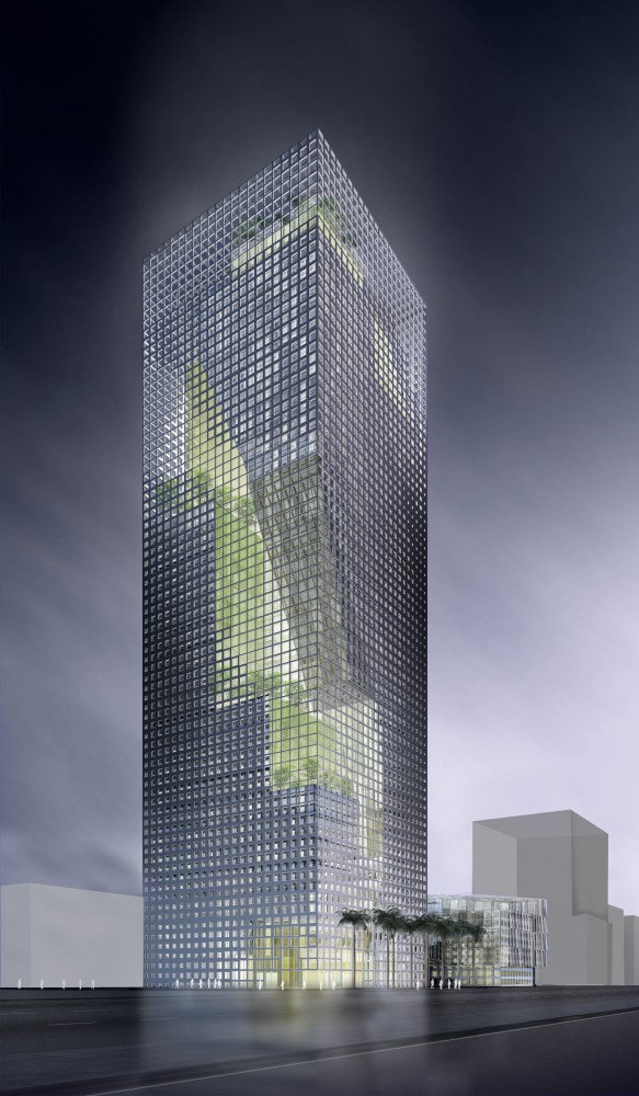TALL BUILDINGS Al-Birr Foundation Headquarters “Garden Tower”, Riyadh, Saudi Arabia, designed by Perkins+Will for Al-Birr Foundation. Tall buildings: Al-Birr Foundation Headquarters “Garden Tower”, Riyadh, Saudi Arabia, designed by Perkins+Will for Al-Birr Foundation
