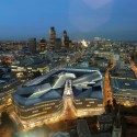 OVERALL AND MIXED USE WINNER One New Change, London, UK designed by Ateliers Jean Nouvel and Sidell Gibson Architects for Land Securities - night shot Mixed use & overall winner: One New Change, London, UK designed by Ateliers Jean Nouvel and Sidell Gibson Architects- St Pauls view