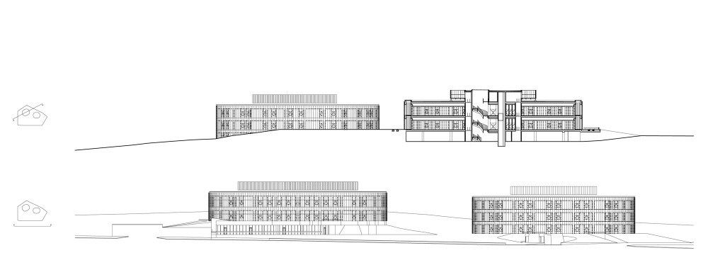 elevation + section elevation + section