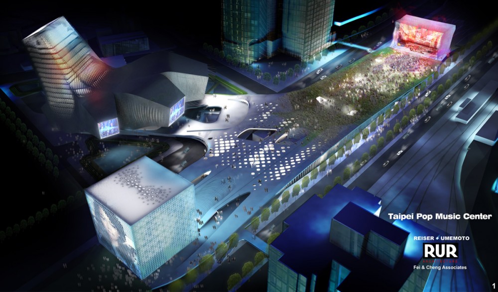 1st Prize at Taipei Pop Music Center Competition / Reiser + Umemoto