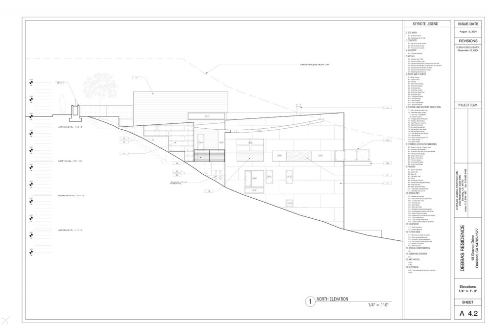 north elevation north elevation