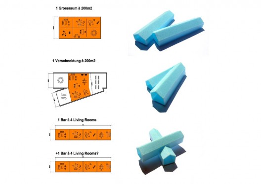Diagrams VitraHaus by Herzog and de Meuron