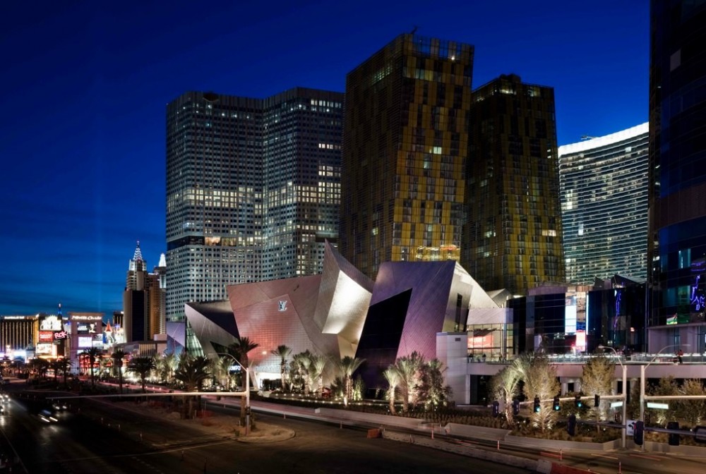 CityCenter view from Strip looking south (1) CityCenter view from Strip looking south