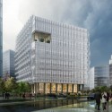 US Embassy in London / Kieran Timberlake View from Nine Elms Lane