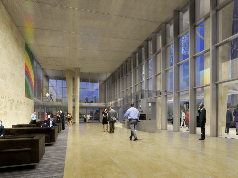 US Embassy in London / Kieran Timberlake Main Lobby