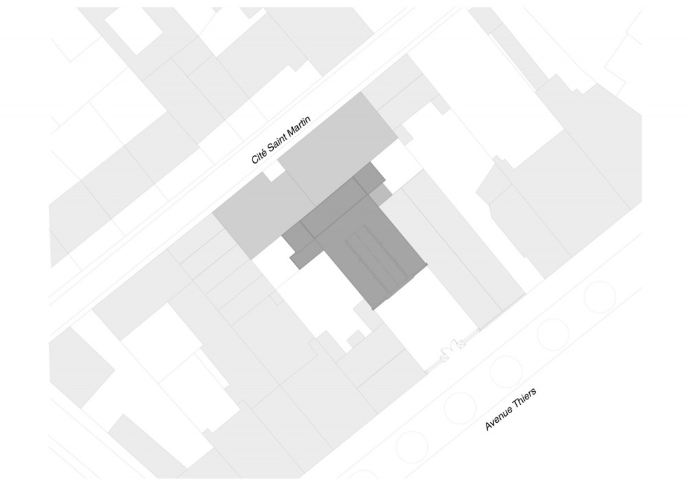 LE 308 - FABRE/deMARIEN architectes site plan
