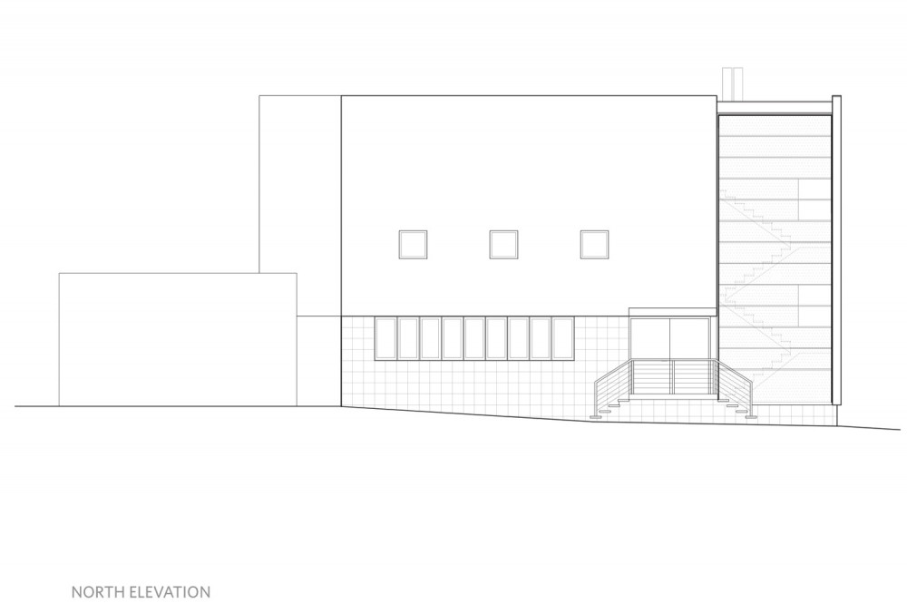 Kowalewski Residence - Belmont Freeman Architects north elevation
