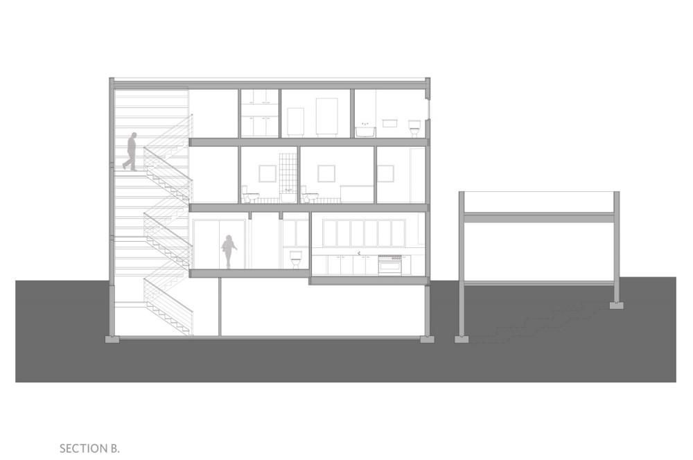 Kowalewski Residence - Belmont Freeman Architects section 02