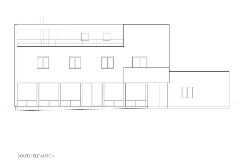 Kowalewski Residence - Belmont Freeman Architects south elevation