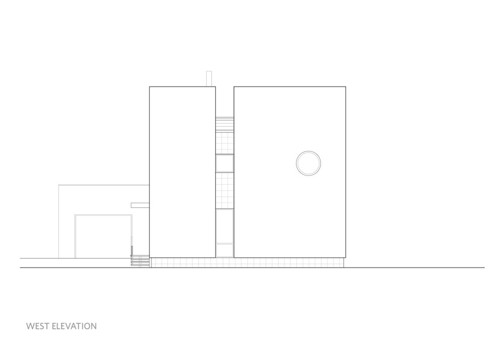 Kowalewski Residence - Belmont Freeman Architects west elevation