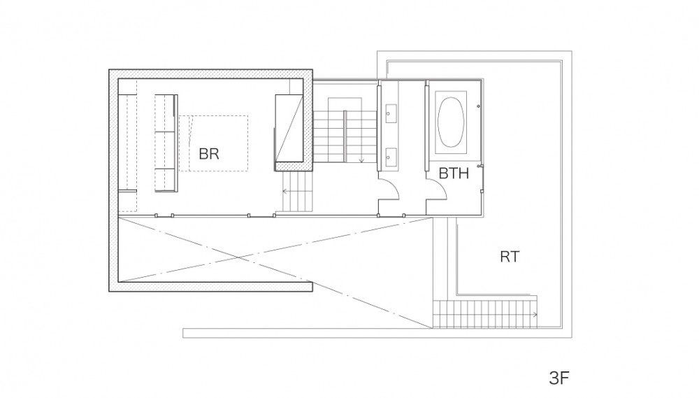Sakura - Mount Fuji Architects Studio third floor plan