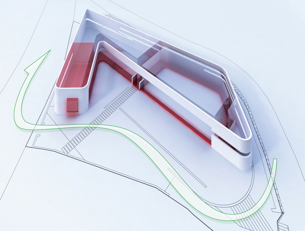 Horizontal House - EASTERN Design Office diagram 01