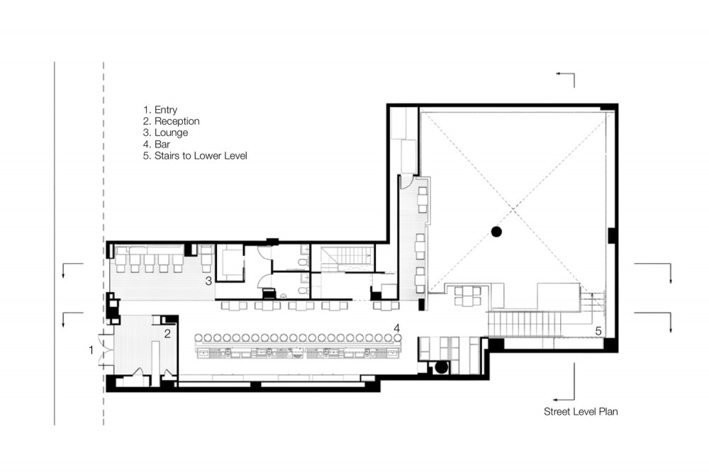Pio Pio Restaurant - Sebastian Marsical Studio ground floor plan