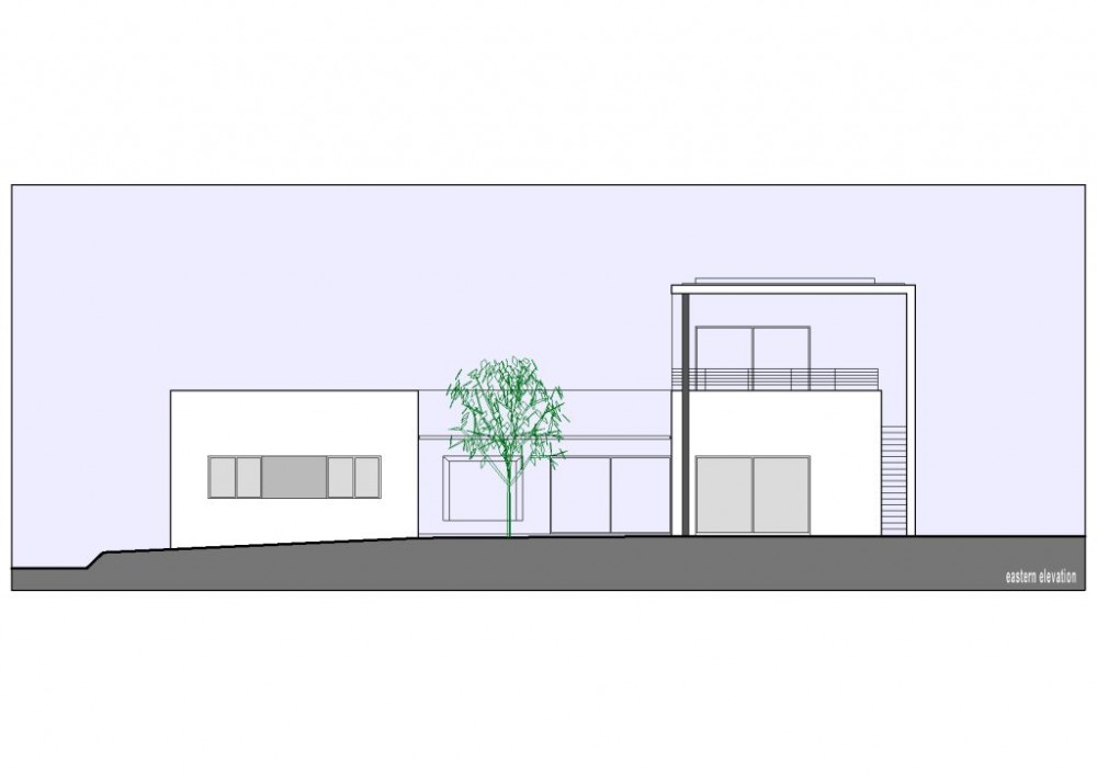 House in Sde-Yizhak - GalPeleg Architects east elevation