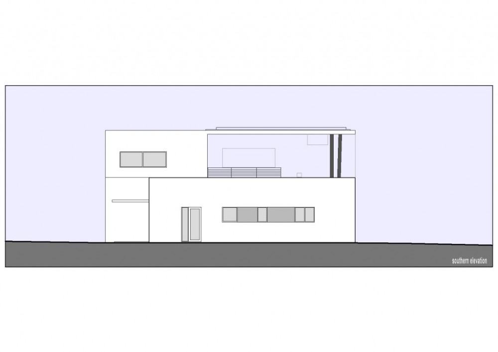 House in Sde-Yizhak - GalPeleg Architects south elevation