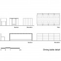 Apartment in Thessaloniki - .27 Architects dining table details