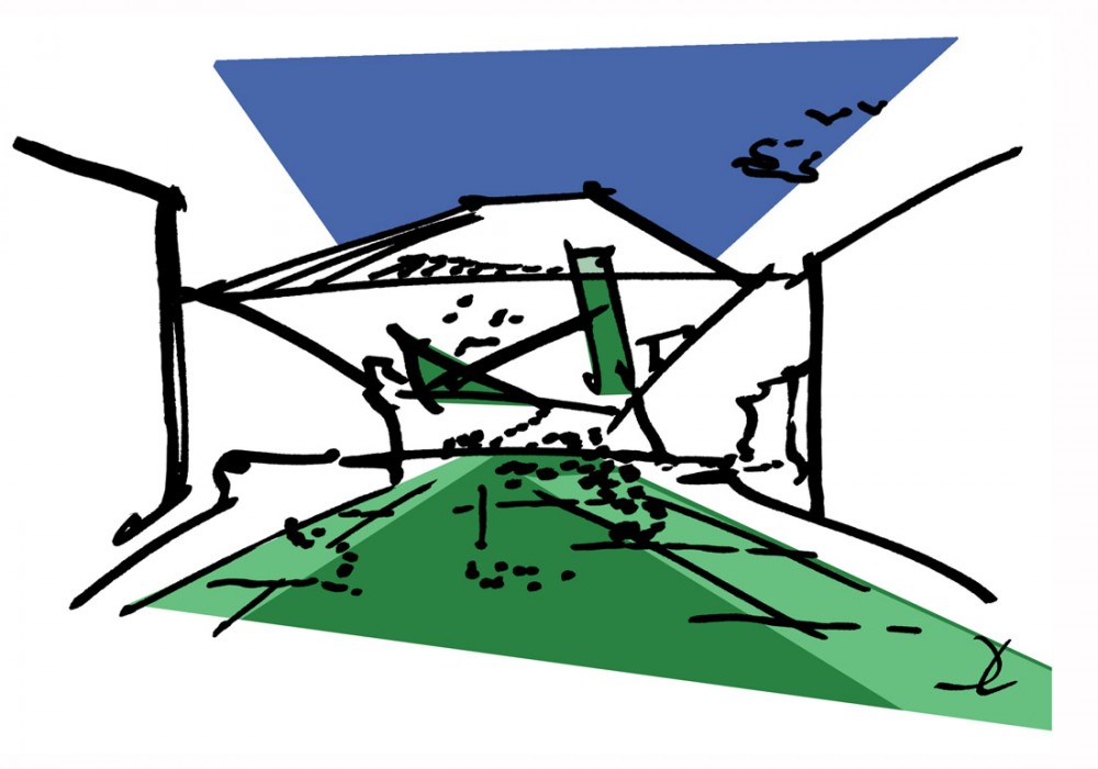 Grand Canal Theatre - Daniel Libeskind sketch
