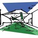 Grand Canal Theatre - Daniel Libeskind Grand Canal Theatre - Daniel Libeskind sketch